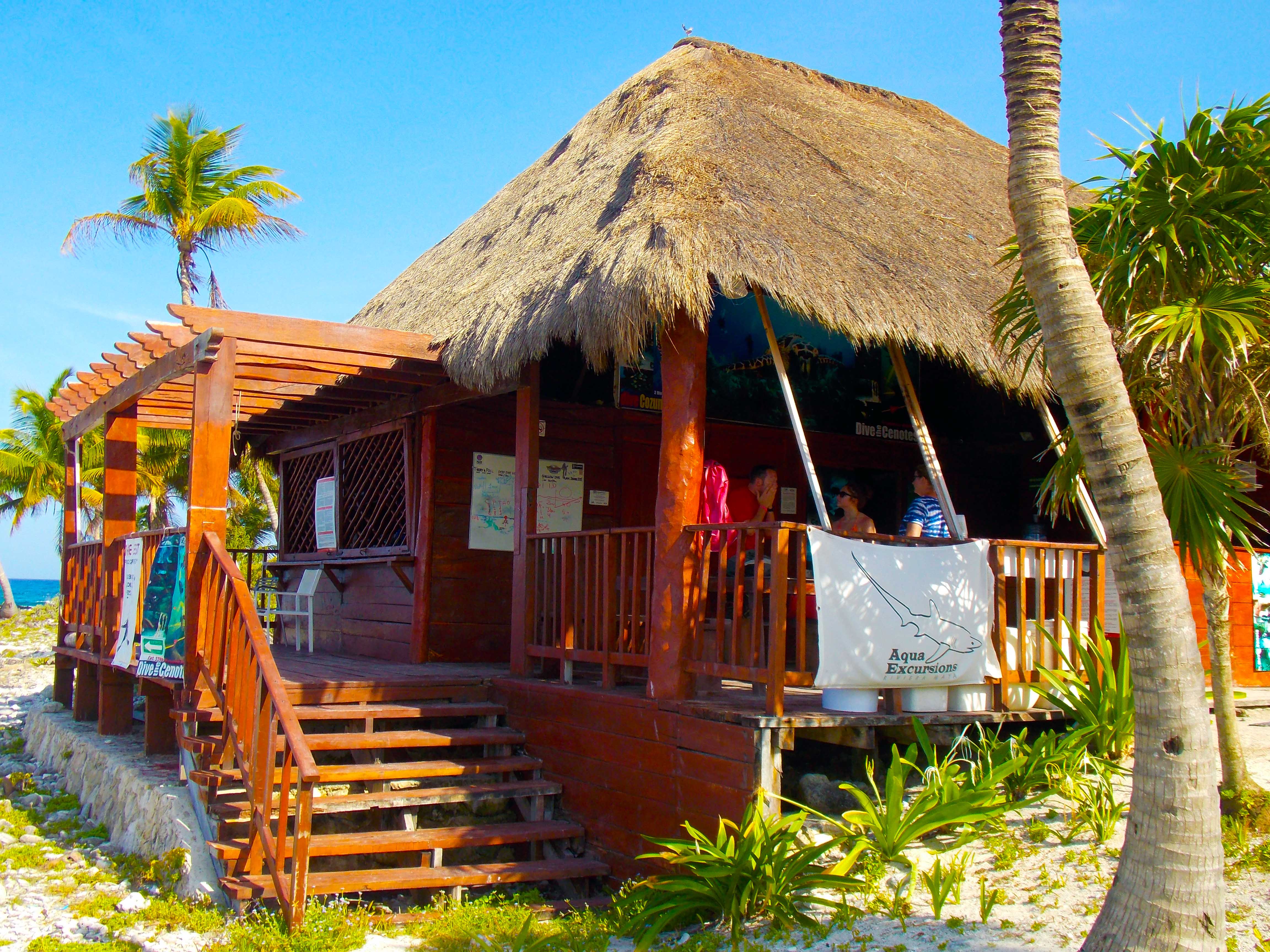 You will find us in the big cool “palapa” at the right hand side of the beach!