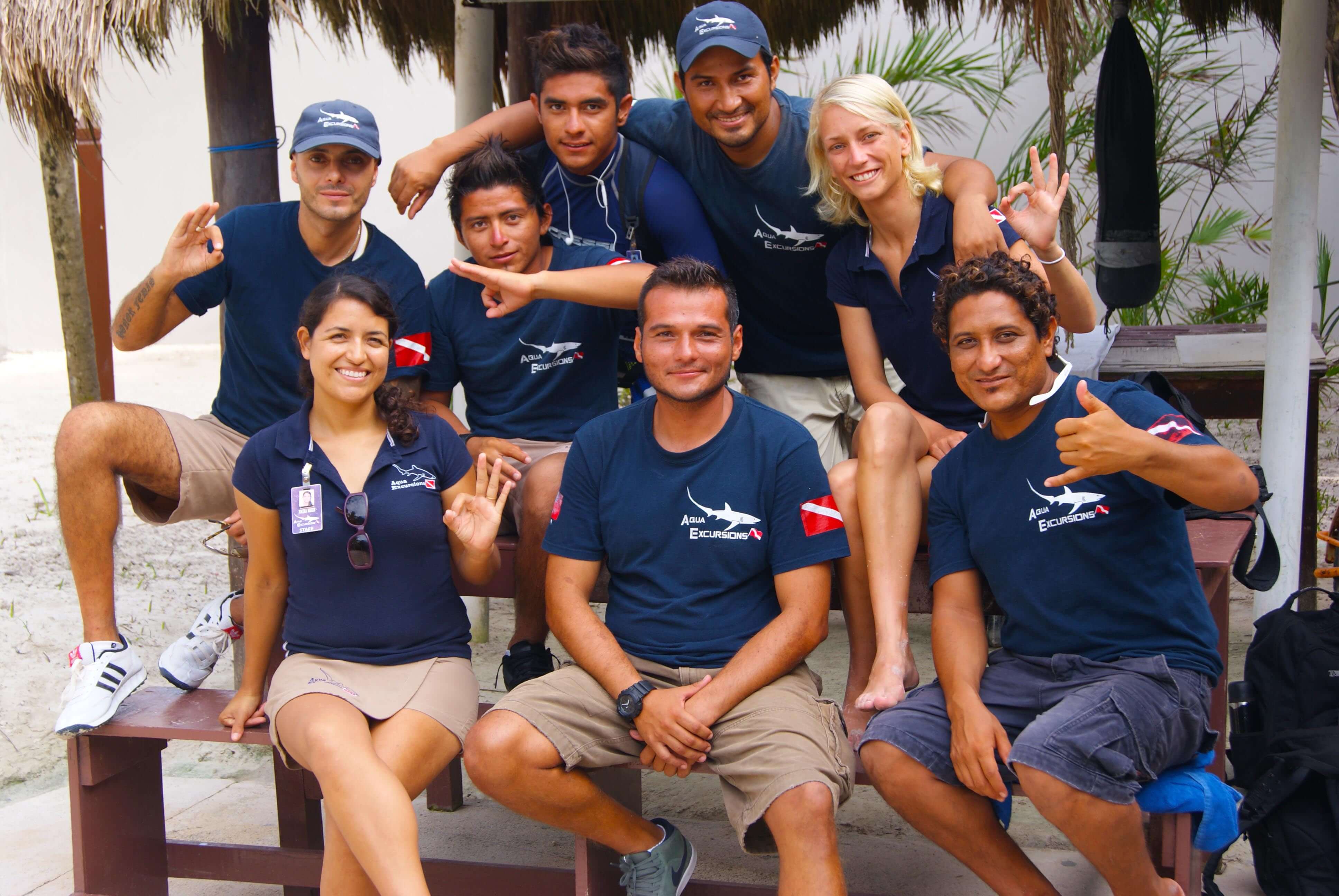 Our base leader, captains, crew members, divemasters and instructors!