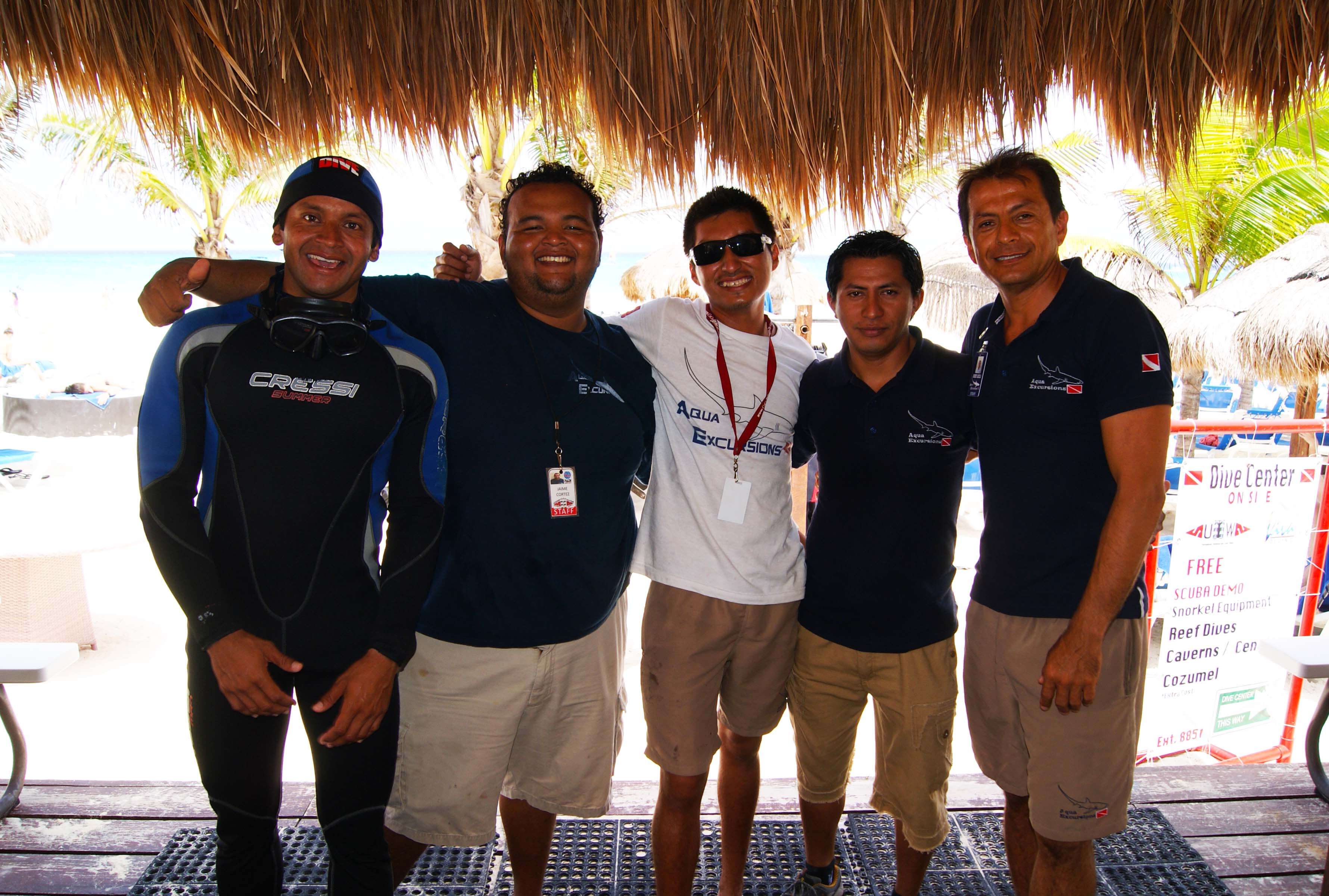 Base leaders, captains, crew members, divemasters and instructors