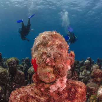 isla mujeres underwater museum dive